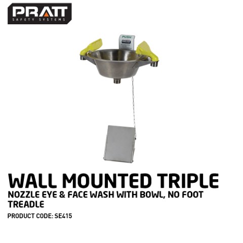 PRATT WALL MOUNTED EYE/FACE WASH WM HFO AEROSTREAM